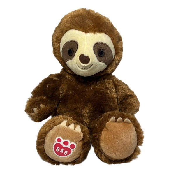 Build-A-Bear Brown Sloth Plush 14" BAB - Picture 1 of 6